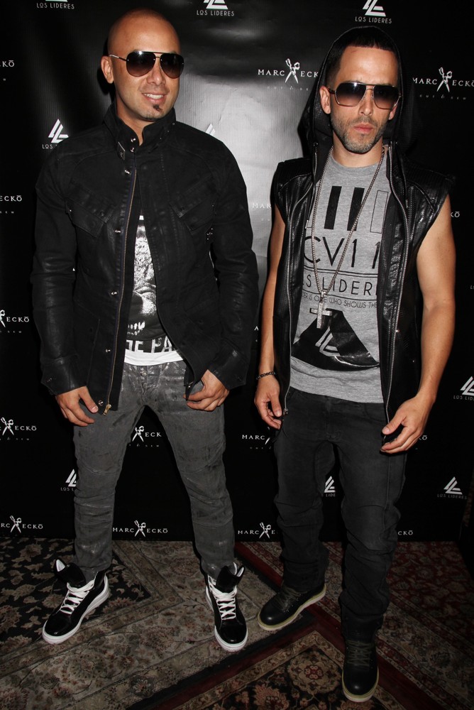 Wisin & Yandel;<br>Marc Ecko and Wisin Yandel Press Conference at The Foundation Room