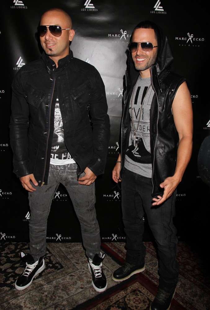 Wisin & Yandel;<br>Marc Ecko and Wisin Yandel Press Conference at The Foundation Room