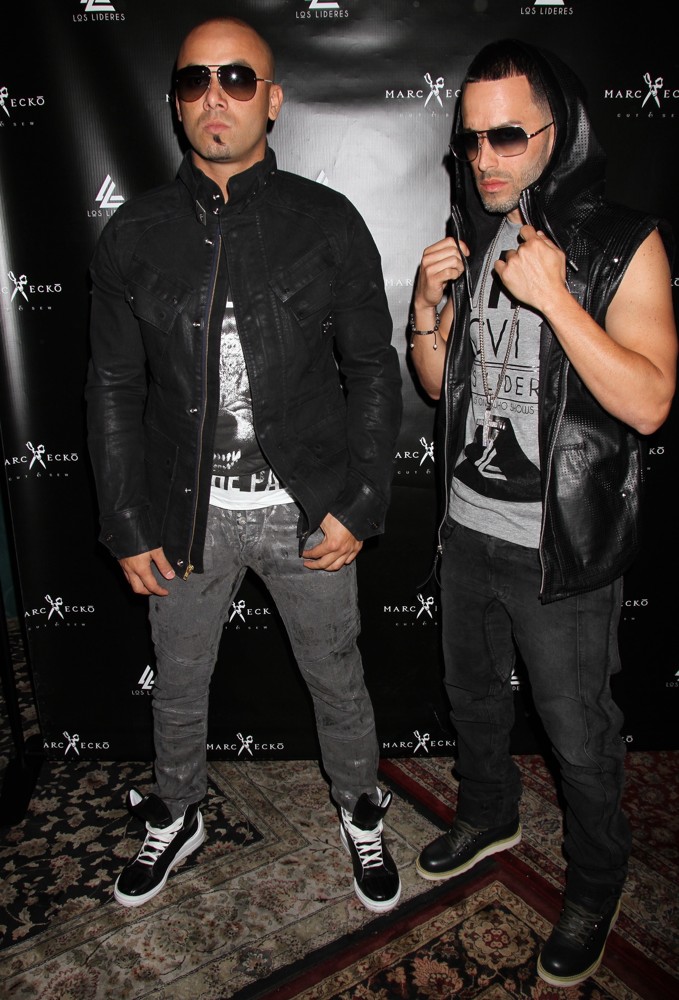 Wisin & Yandel;<br>Marc Ecko and Wisin Yandel Press Conference at The Foundation Room