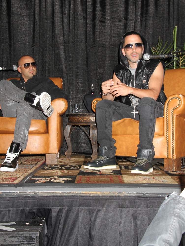 Wisin & Yandel;<br>Marc Ecko and Wisin Yandel Press Conference at The Foundation Room