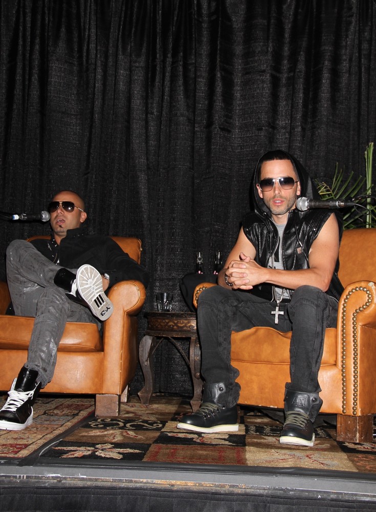 Wisin & Yandel;<br>Marc Ecko and Wisin Yandel Press Conference at The Foundation Room