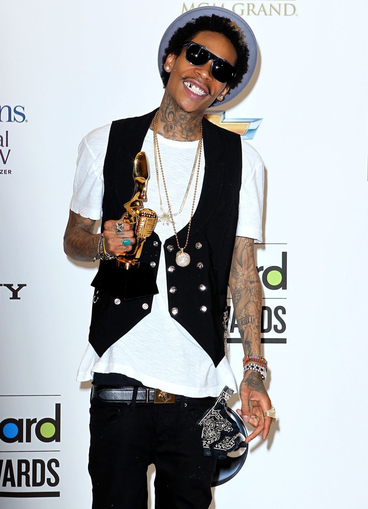 Wiz Khalifa;<br>2012 Billboard Music Award - Press Room
