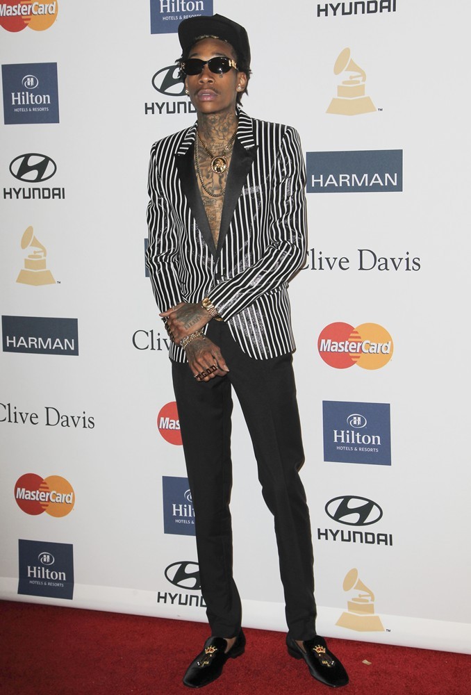 Wiz Khalifa;<br>Clive Davis and The Recording Academy's 2013 Pre-Grammy Gala and Salute to Industry Icons