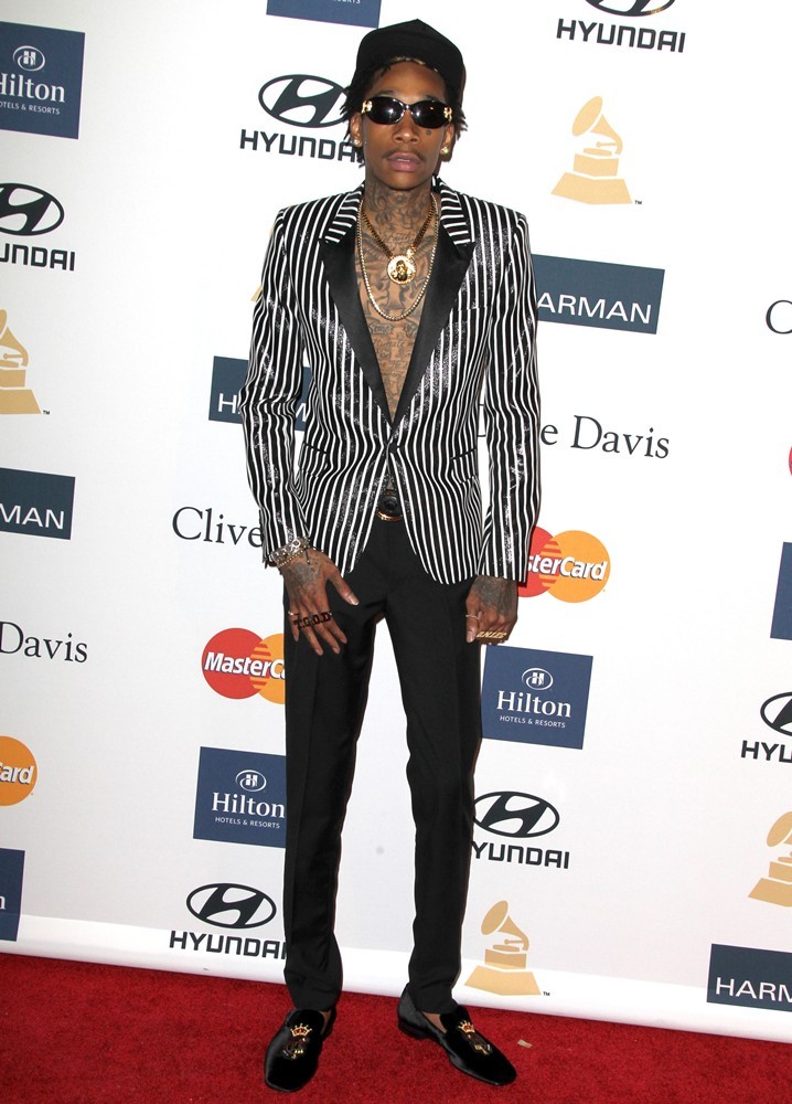 Wiz Khalifa;<br>Clive Davis and The Recording Academy's 2013 Pre-Grammy Gala and Salute to Industry Icons