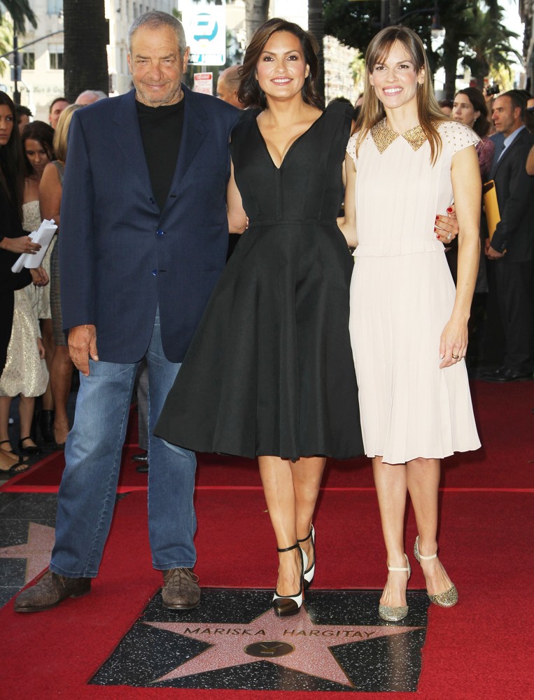 Dick Wolf;Mariska Hargitay;Hilary Swank;<br>Mariska Hargitay Honored on The Hollywood Walk of Fame