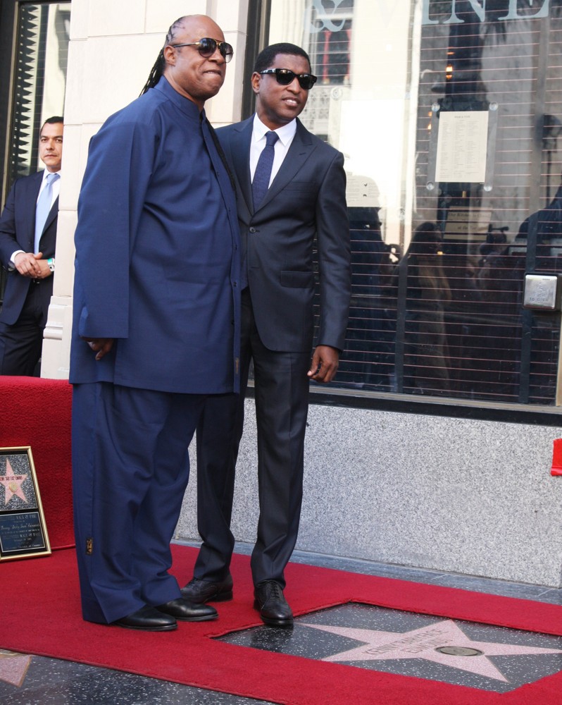 Stevie Wonder;Babyface;<br>Babyface Honored with A Walk of Fame Star Ceremony