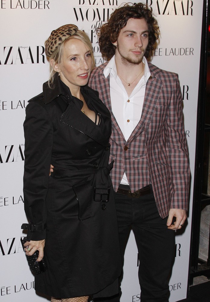 Sam Taylor-Wood;Aaron Johnson;<br>Harper's Bazaar Woman of The Year Awards 2010 - Arrivals