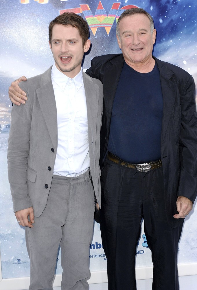 Elijah Wood;Robin Williams;<br>World Premiere of Happy Feet Two