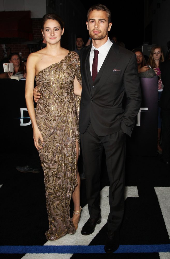 Shailene Woodley;Theo James;<br>Premiere of Summit Entertainment's Divergent - Red Carpet Arrivals