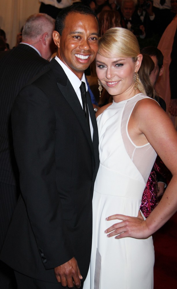 Tiger Woods;Lindsey Vonn;<br>PUNK: Chaos to Couture Costume Institute Gala