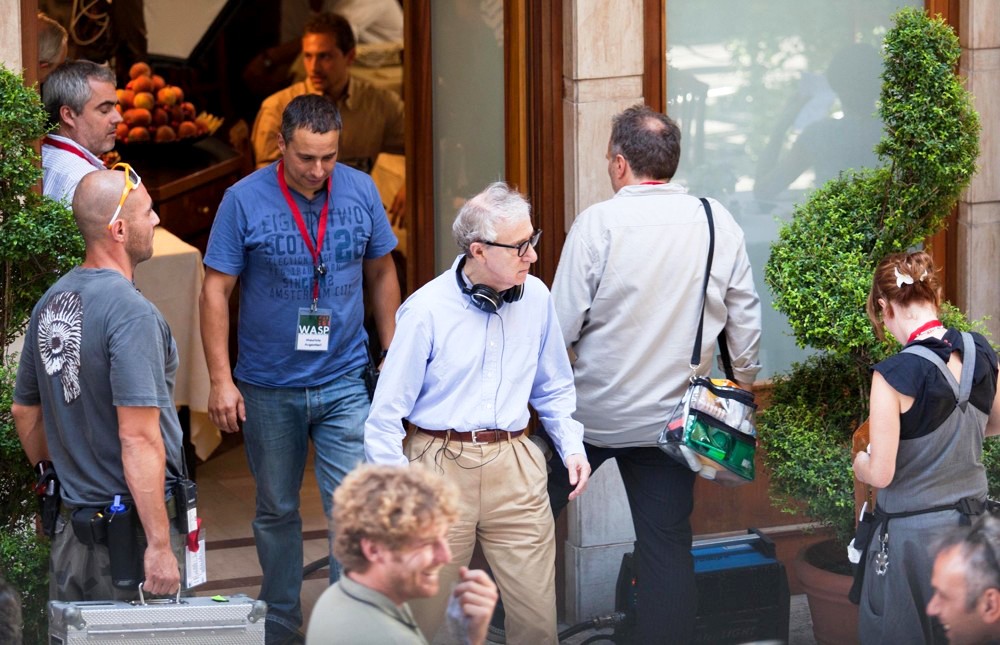 Woody Allen;<br>On The Set of New Film The Bop Decameron