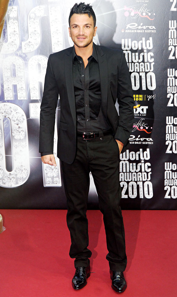 Peter Andre;<br>2010 World Music Awards - Arrivals
