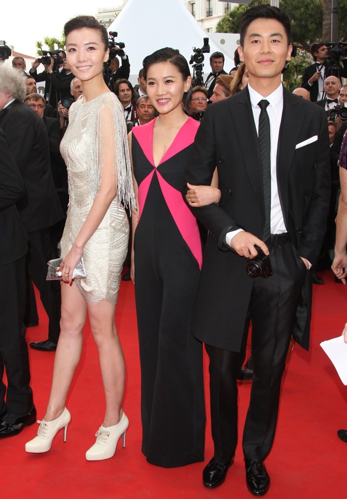 Qi Xi;Chang Fangyuan;Zhu Yawen;<br>Rust and Bone Premiere - During The 65th Annual Cannes Film Festival