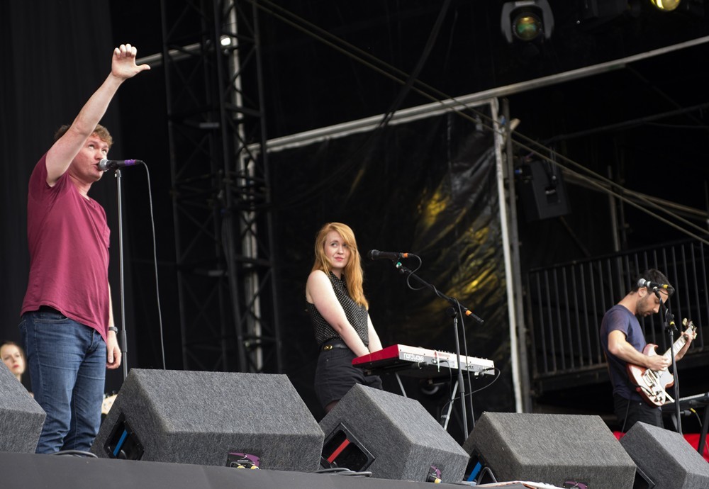 Chris Keating;Yeasayer;<br>Leeds Festival 2012 - Day Three