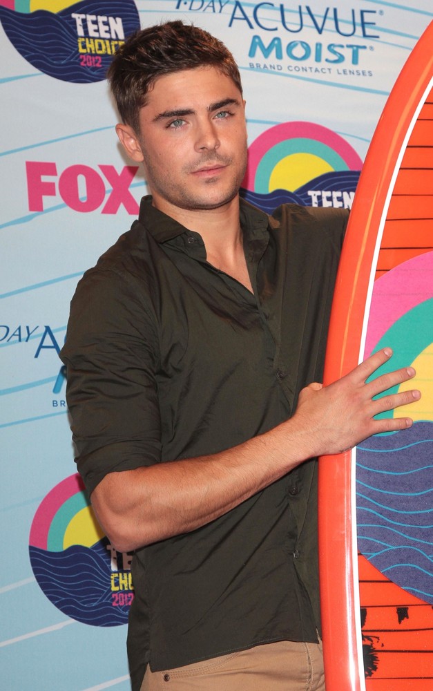 Zac Efron;<br>The 2012 Teen Choice Awards - Press Room