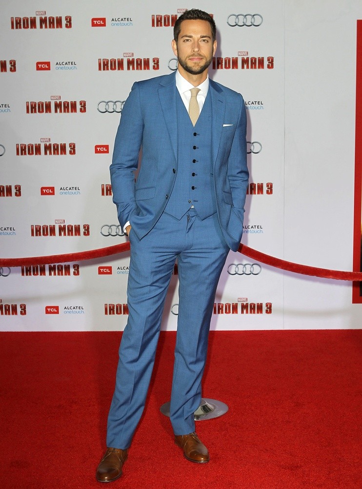 Zachary Levi;<br>Iron Man 3 Los Angeles Premiere - Arrivals
