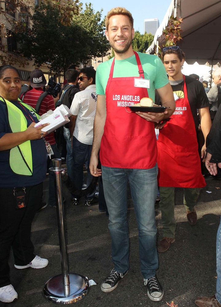 Zachary Levi;<br>The Los Angeles Mission's Thanksgiving for Skid Row Homeless
