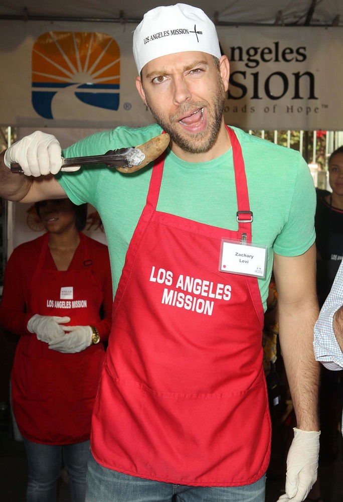 Zachary Levi;<br>The Los Angeles Mission's Thanksgiving for Skid Row Homeless