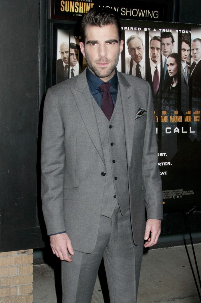 Zachary Quinto;<br>Premiere of Margin Call - Outside Arrivals