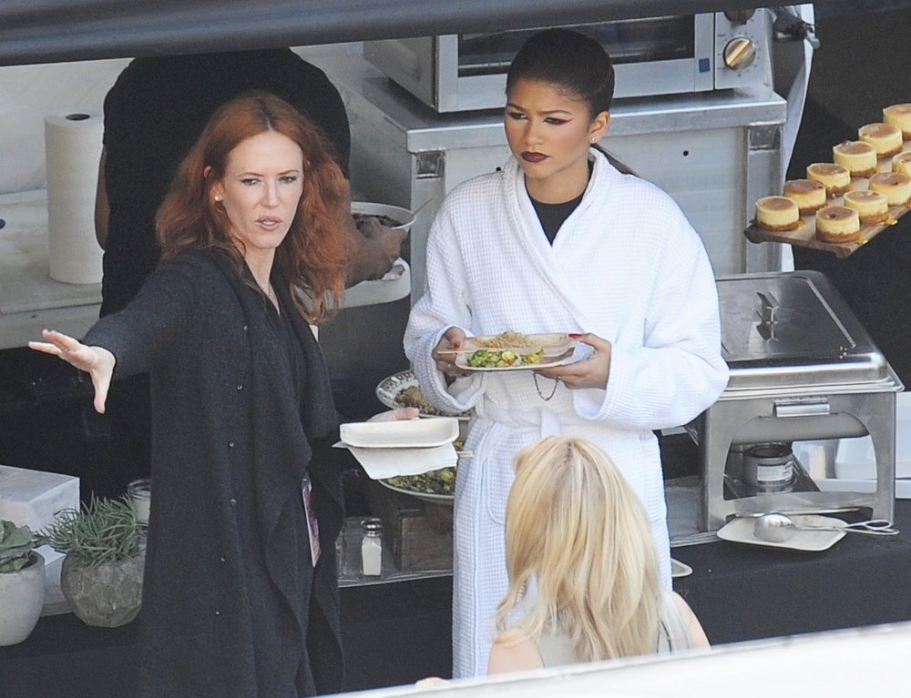 Zendaya Coleman;<br>Zendaya Coleman Filming Bad Blood Music Video