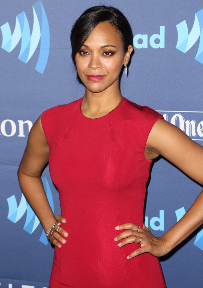 Zoe Saldana;<br>26th Annual GLAAD Media Awards - Arrivals