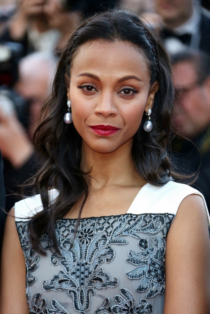 Zoe Saldana;<br>66th Cannes Film Festival - Blood Ties Premiere