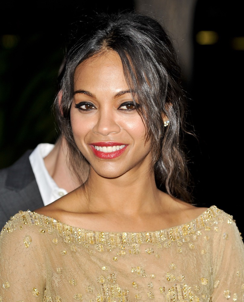 Zoe Saldana;<br>The Premiere of CBS Films' The Words - Red Carpet
