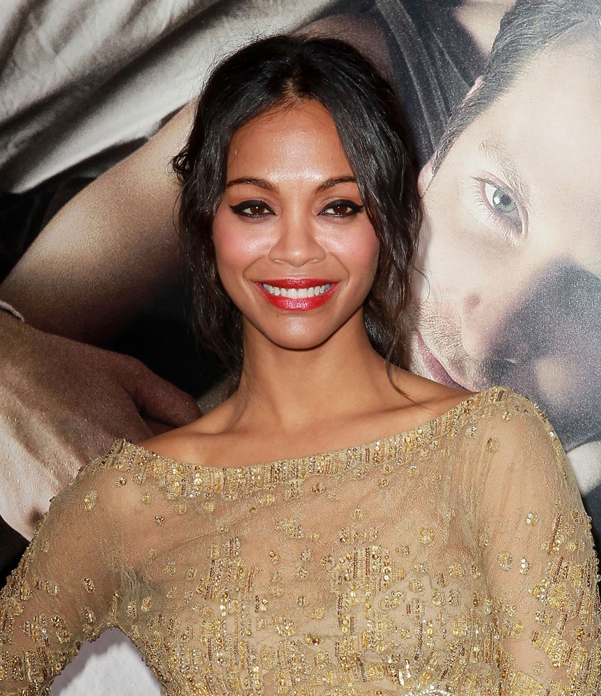 Zoe Saldana;<br>The Premiere of CBS Films' The Words - Red Carpet