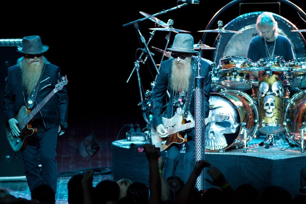 Zz Top Picture Zz Top Performing Live